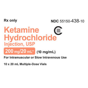 Ketamine Hydrochloride Injection, USP
